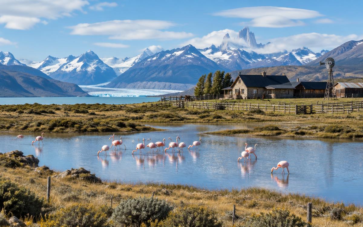 Laguna Nimez y Estancias patagónicas