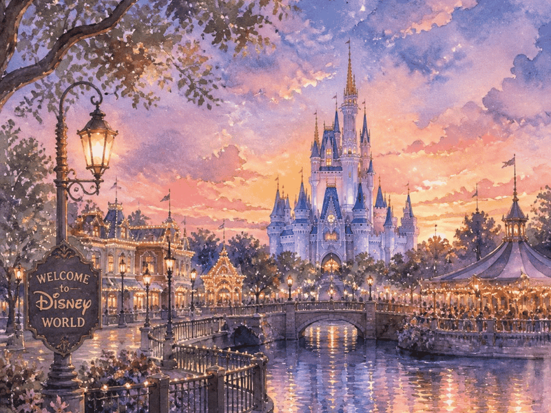 Disney Básico con aéreo — Orlando